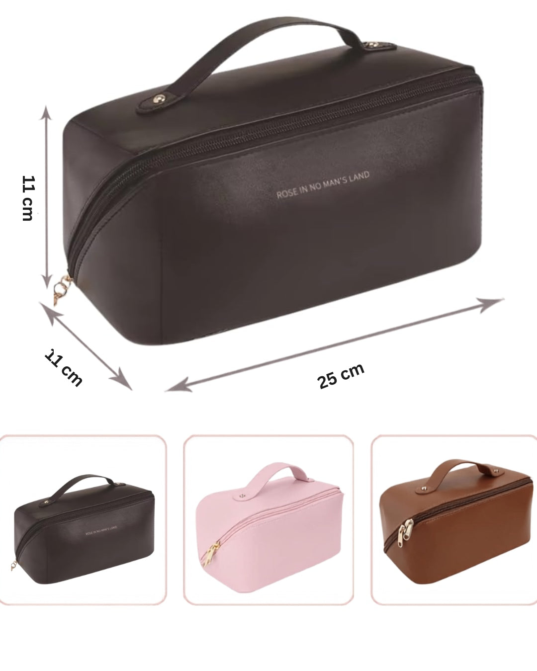 Large Capacity Travel Makeup Organizer Pouch – Cosmetic Storage Bag