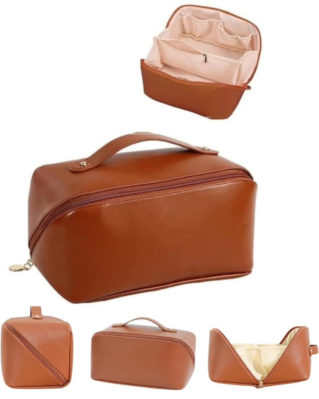 Large Capacity Travel Makeup Organizer Pouch – Cosmetic Storage Bag