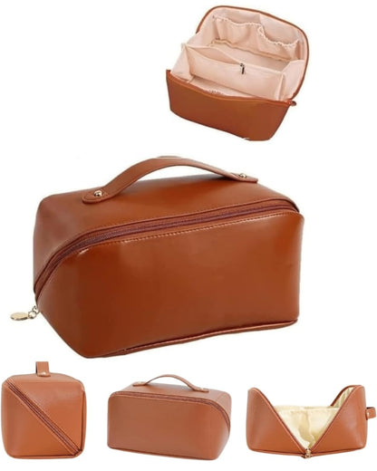 Large Capacity Travel Makeup Organizer Pouch – Cosmetic Storage Bag