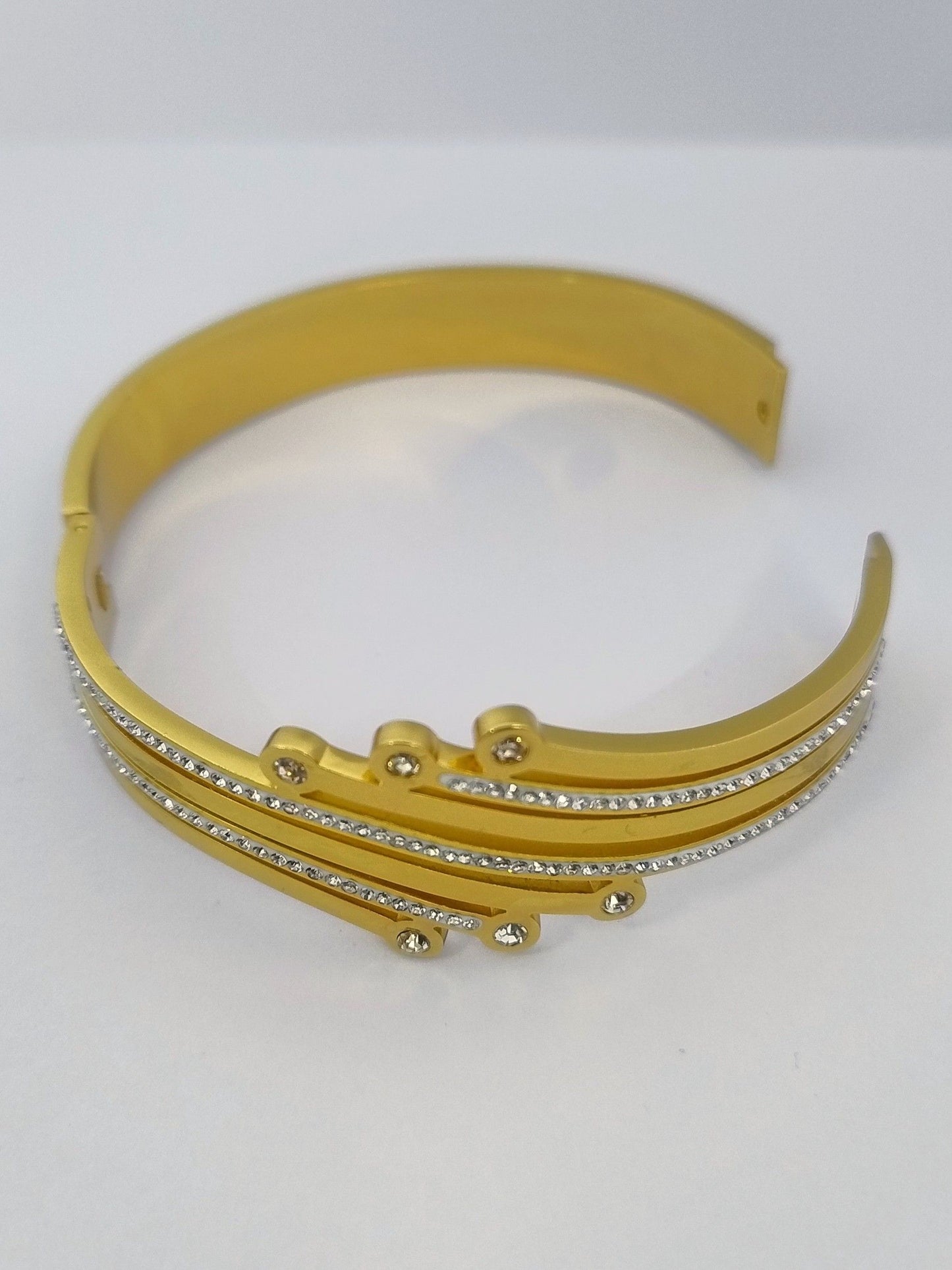 Galaxy bracelet | Stainless Steel Gold Plated | Women Anti-tarnish bracelet | Kada Bracelet | TE/GPK/2510/001